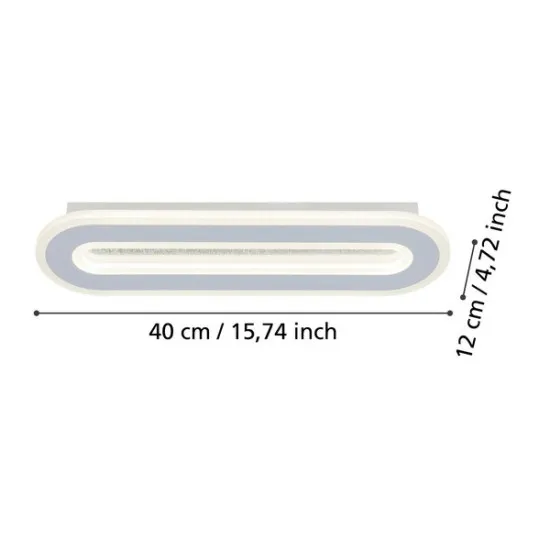 Eglo Macchioni fehér LED fali lámpa (EG-901235) LED 1 izzós IP20