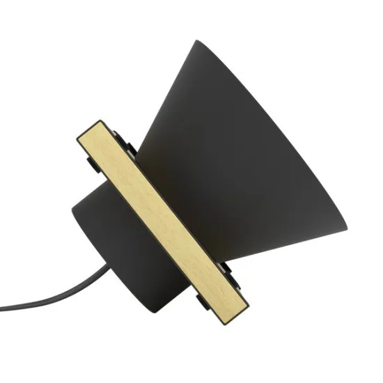 Eglo Maccles fekete-natúr asztali lámpa (EG-43959) E27 1 izzós IP20