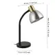 Eglo Macere fekete-sárgaréz asztali lámpa (EG-901062) E14 1 izzós IP20
