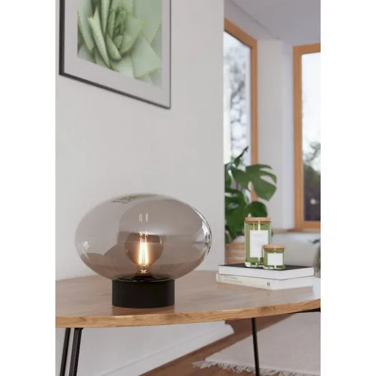 Eglo Madonnina fekete asztali lámpa (EG-900945) E27 1 izzós IP20