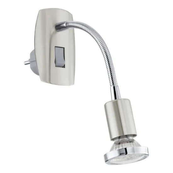 Eglo Mini 4 matt nikkel-króm konnektorba dugható lámpa (EG-902366) GU10 1 izzós IP20