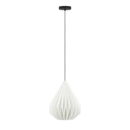 Eglo Minting fekete-fehér függesztett lámpa (EG-43932) E27 1 izzós IP20