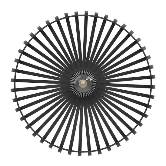 Eglo Mogano 3 fekete mennyezeti lámpa (EG-900721) E27 1 izzós IP20