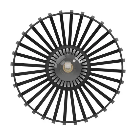 Eglo Mogano 3 fekete mennyezeti lámpa (EG-900792) E27 1 izzós IP20