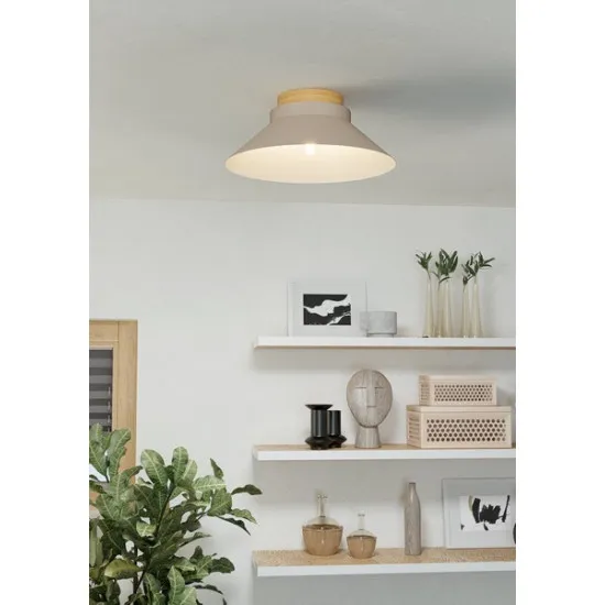 Eglo Moharras homokszínű mennyezeti lámpa (EG-900736) E27 1 izzós IP20