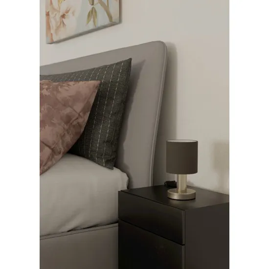 Eglo Montetto nikkel-capuccino asztali lámpa (EG-31842) E14 1 izzós IP20