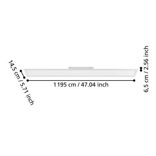Eglo Moradillo fehér LED mennyezeti lámpa (EG-901495) LED 1 izzós IP20