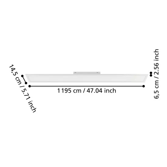 Eglo Moradillo-R fehér LED mennyezeti lámpa (EG-901504) LED 1 izzós IP20