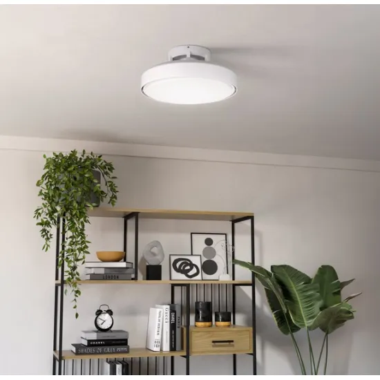 Eglo Morenci matt fehér LED mennyezeti ventilátoros lámpa (EG-35206) LED 2 izzós IP20