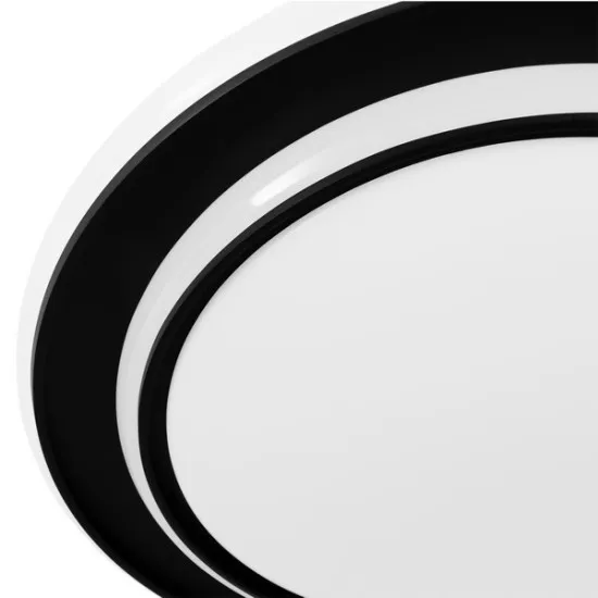 Eglo Moschetta fekete-fehér LED mennyezeti lámpa (EG-902046) LED 1 izzós IP20