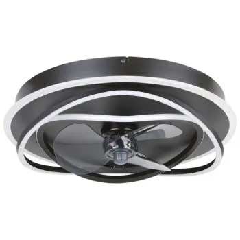 Eglo Namori fekete LED mennyezeti ventilátoros lámpa (EG-35146) LED 1 izzós IP20