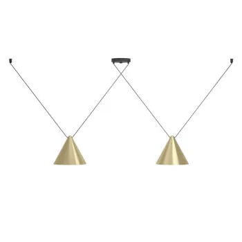 Eglo Narices 1 arany-sárgaréz függesztett lámpa (EG-900843) E27 2 izzós IP20