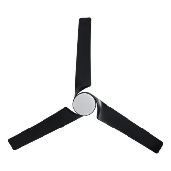 Eglo Orcutt matt fekete LED mennyezeti ventilátoros lámpa (EG-35228) LED 1 izzós IP20