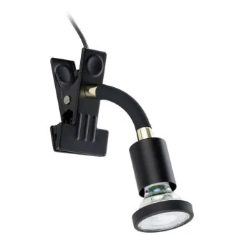 Eglo Parrini 1 fekete-sárgaréz csiptetős lámpa (EG-300914) GU10 1 izzós IP20