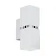 EGLO PASSA króm - fehér LED fali lámpa (EG-95377) GU10 2 izzós IP20