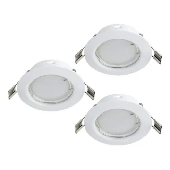 Eglo Peneto fehér mennyezetbe építhető lámpa szett (EG-94235) GU10 3 izzós IP20