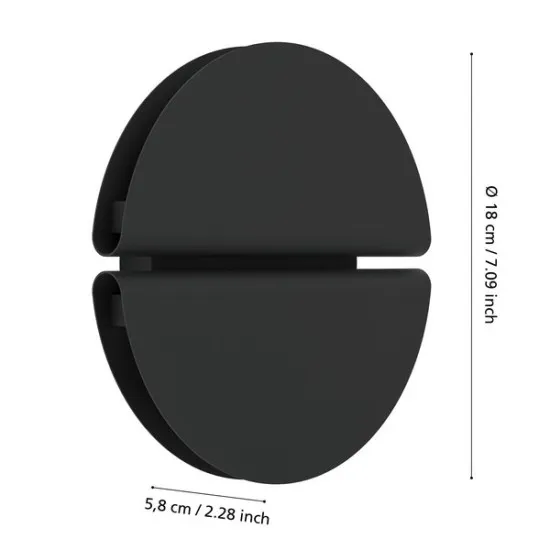 Eglo Pianosa fekete LED fali lámpa (EG-902118) LED 1 izzós IP20