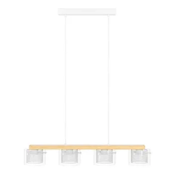 Eglo Portico-Z natúr-fehér LED függesztett lámpa (EG-900881) LED 4 izzós IP20