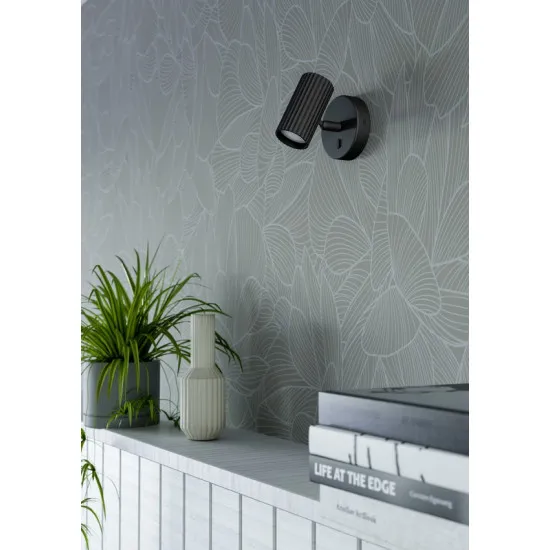 Eglo Portillo fekete fali lámpa (EG-902031) GU10 1 izzós IP20