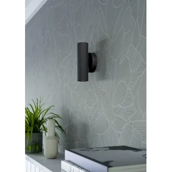 Eglo Portillo fekete fali lámpa (EG-902032) GU10 2 izzós IP20