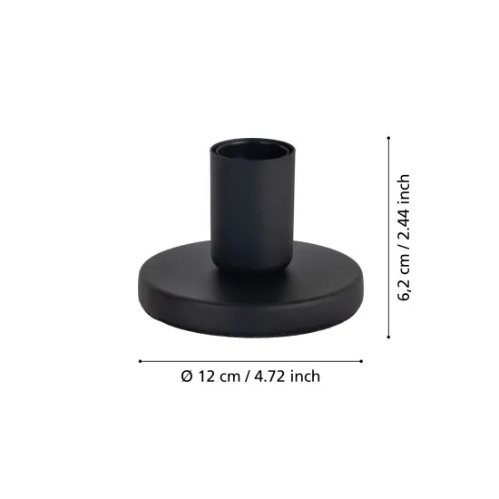 Eglo Pozello fekete asztali lámpa (EG-31829) E27 1 izzós IP20