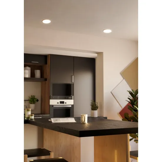 Eglo Rapita fehér fürdőszobai LED mennyezetbe építhető lámpa (EG-900964) LED 1 izzós IP20/65