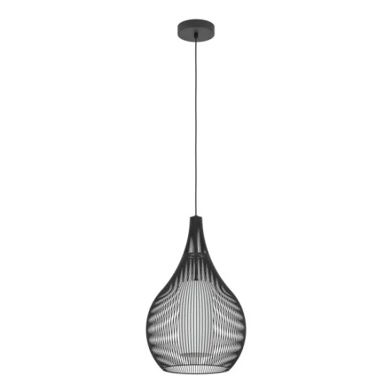 Eglo Razoni 1 fekete-fehér függesztett lámpa (EG-900828) E27 1 izzós IP20