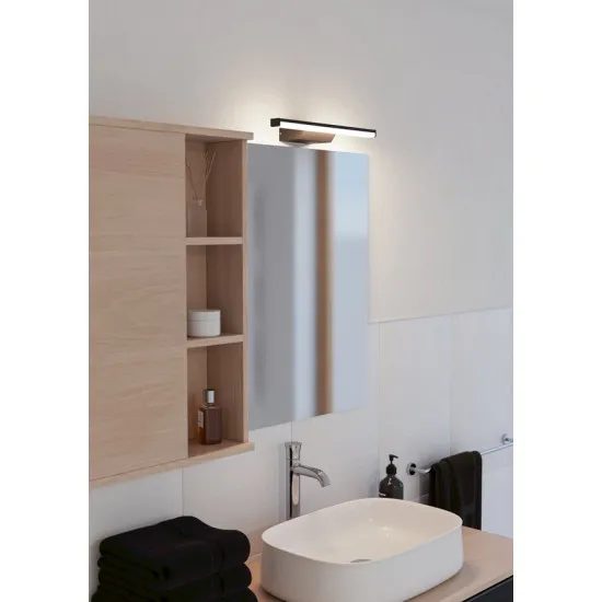 Eglo Regello-Z fekete LED fürdőszobai tükörvilágítás (EG-901287) LED 1 izzós IP44