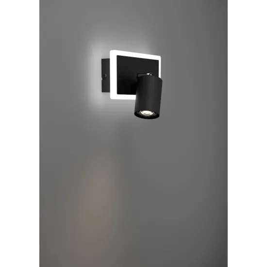 Eglo Rimbocchi 1 fekete-fehér LED fali spotlámpa (EG-901634) LED 1 izzós IP20