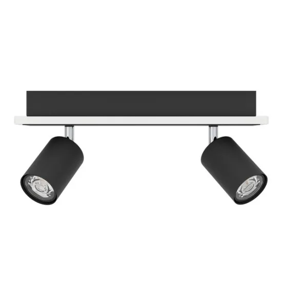 Eglo Rimbocchi 1 fekete-fehér LED mennyezeti spotlámpa (EG-901635) LED 1 izzós IP20