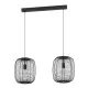 Eglo Rinroe fekete függesztett lámpa (EG-43966) E27 2 izzós IP20