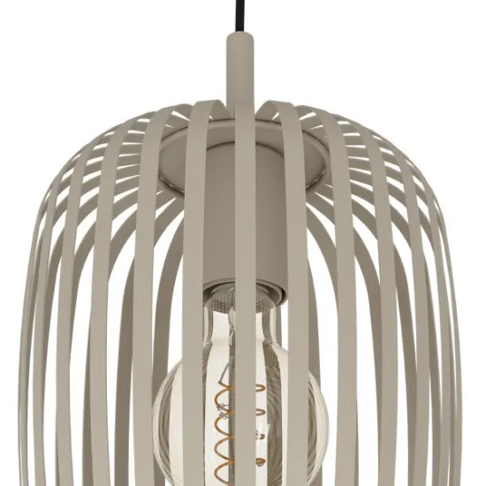 Eglo Romazzina homokszínű függesztett lámpa (EG-900687) E27 3 izzós IP20