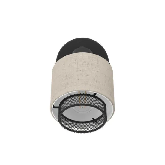 Eglo Rosley fekete fali spotlámpa (EG-43656) E14 1 izzós IP20