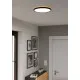 Eglo Rovito fekete LED mennyezeti lámpa (EG-901438) LED 1 izzós IP44