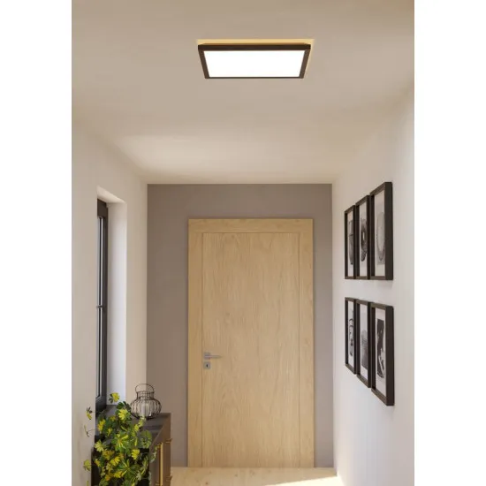 Eglo Rovito-R fekete LED mennyezeti lámpa (EG-901456) LED 1 izzós IP44