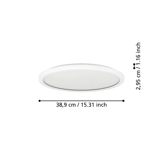 Eglo Rovito-R fehér LED mennyezeti lámpa (EG-901458) LED 1 izzós IP44