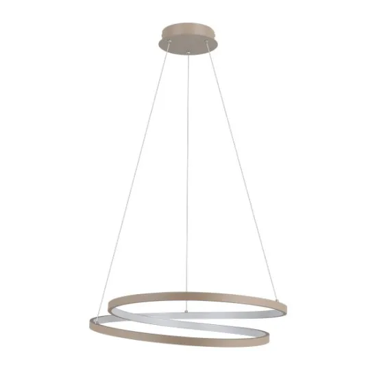 Eglo Ruotale homokszínű LED függesztett lámpa (EG-901139) LED 1 izzós IP20