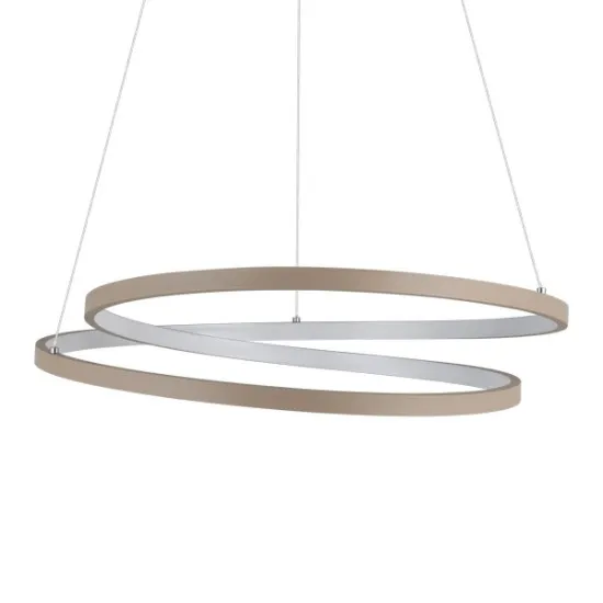 Eglo Ruotale homokszínű LED függesztett lámpa (EG-901139) LED 1 izzós IP20