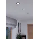 Eglo Saliceto fekete LED mennyezetbe építhető lámpa (EG-33996) LED 1 izzós IP20
