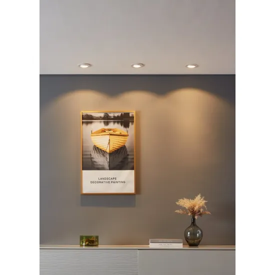 Eglo Saliceto fehér LED mennyezetbe építhető lámpa szett (EG-900745) LED 3 izzós IP20