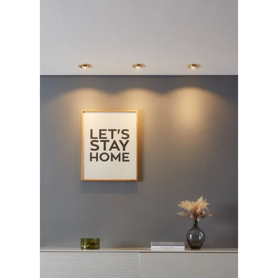 Eglo Saliceto matt nikkel LED mennyezetbe építhető lámpa szett (EG-900746) LED 3 izzós IP20