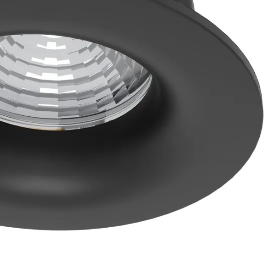 Eglo Saliceto fekete LED mennyezetbe építhető lámpa szett (EG-902278) LED 3 izzós IP20