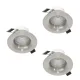 Eglo Saliceto matt nikkel LED mennyezetbe építhető lámpa szett (EG-902279) LED 3 izzós IP20