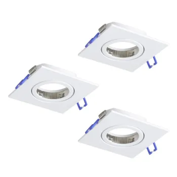 Eglo Saliceto fehér LED mennyezetbe építhető lámpa szett (EG-902328) LED 3 izzós IP20