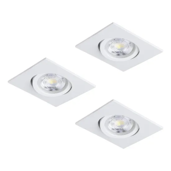 Eglo Saliceto fehér LED mennyezetbe építhető lámpa szett (EG-902328) LED 3 izzós IP20