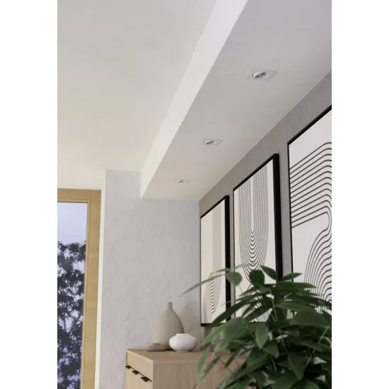 Eglo Saliceto fehér LED mennyezetbe építhető lámpa szett (EG-902328) LED 3 izzós IP20