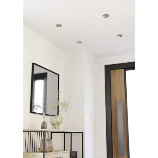 Eglo Saliceto matt nikkel LED mennyezetbe építhető lámpa (EG-902331) LED 1 izzós IP20