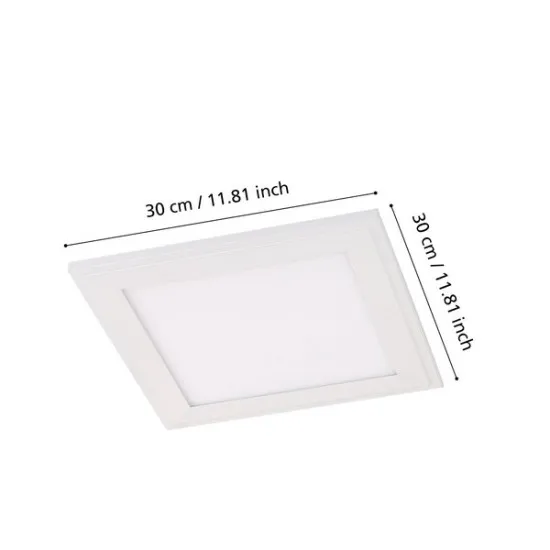 Eglo Salobrena 1 fehér LED mennyezeti lámpa (EG-32812) LED 1 izzós IP20