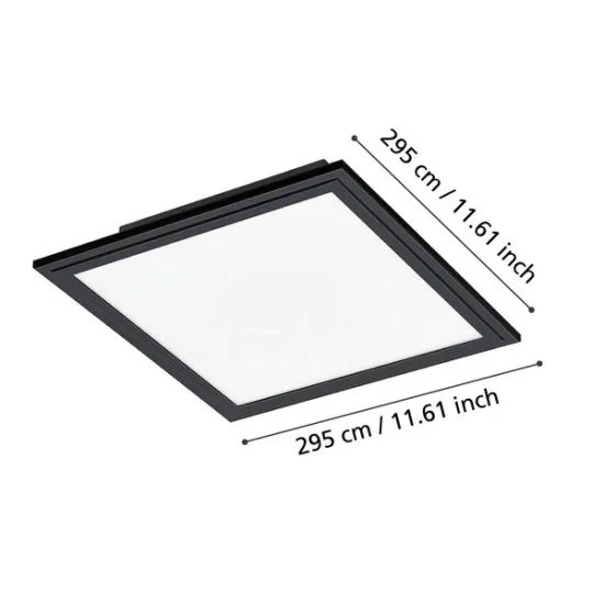 Eglo Salobrena 1 fekete LED mennyezeti lámpa (EG-900817) LED 1 izzós IP20