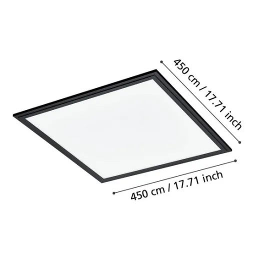Eglo Salobrena 1 fekete LED mennyezeti lámpa (EG-900818) LED 1 izzós IP20